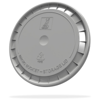 Lid for 20-Litre and 13-Litre Round Buckets Grey