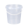 Eimer 1 Liter rund transparent lebensmittelecht luftdicht