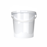 Eimer mit Kunststoffgriff, PP, rund, 0,98 Liter,...