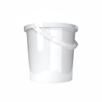 Eimer mit Kunststoffgriff, PP, rund, 0,98 Liter,...