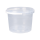 Eimer 1,5 Liter rund transparent lebensmittelecht luftdicht
