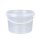 Bucket with plastic handle, PP, round, 2 liters, food-safe