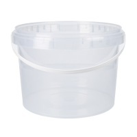 Eimer 3 Liter rund transparent lebensmittelecht luftdicht