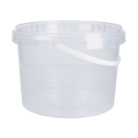 Eimer 3 Liter rund transparent lebensmittelecht luftdicht