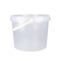 Eimer 5 Liter rund transparent lebensmittelecht luftdicht