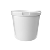 Bucket with ergonomic handle, PP, round, 10 liters,...