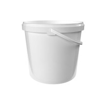 Bucket with ergonomic handle, PP, round, 10 liters,...