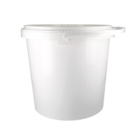 Bucket with ergonomic handle, PP, round, 20 liters,...