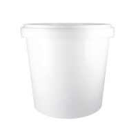 Bucket with ergonomic handle, PP, round, 20 liters, food-safe