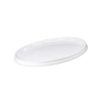 Plastic lid for 20 liter bucket, PP, round, food-safe, White