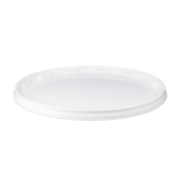 Plastic lid for 20 liter bucket, PP, round, food-safe, White
