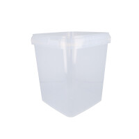 Eimer Eckig 10 Liter Lebensmittelecht Transparent