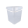 Eimer Eckig 10 Liter Lebensmittelecht Transparent