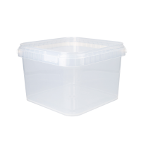Eimer Eckig 3 Liter Lebensmittelecht Transparent