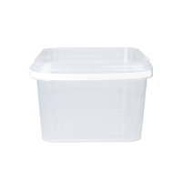 Eimer Eckig 3 Liter Lebensmittelecht Transparent