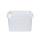 Eimer Eckig 3 Liter Lebensmittelecht Transparent