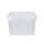 Eimer Eckig 3 Liter Lebensmittelecht Transparent