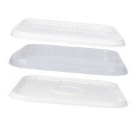 Plastic lid for 3.5 liter bucket, PP, square, food safe