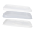 Plastic lid for 5.4 liter bucket, PP, square, food safe