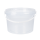 Eimer rund 2 Liter rund transparent lebensmittelecht luftdicht