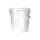 Plastic bucket with lid, PP, round, 0.98 liters, food safe