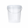Eimer mit Deckel 1 Liter rund transparent lebensmittelecht luftdicht