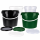 Plastic bucket with lid, PP, round, 5,5 liters, food safe