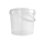 Bucket with lid 5 litre round transparent food-safe airtight