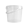 Bucket with lid 5 litre round transparent food-safe airtight