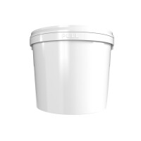 Plastic bucket with lid, PP, round, 4 liters, food safe...