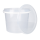 Eimer mit Deckel 4 Liter rund transparent lebensmittelecht luftdicht