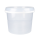 Eimer mit Deckel 4 Liter rund transparent lebensmittelecht luftdicht