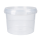 Eimer mit Deckel 3 Liter rund transparent lebensmittelecht luftdicht