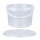 Plastic bucket with lid, PP, round, 2 liters, food safe