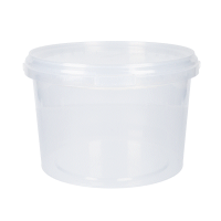Eimer mit Deckel 2 Liter rund transparent...