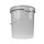 Bucket with metal handle, PP, round, 15.9 liters, food-safe, Grey