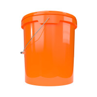 Bucket with metal handle, PP, round, 15.9 liters,...