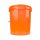 Eimer mit Deckel orange 16 Liter rund lebensmittelecht luftdicht