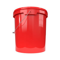 Bucket with metal handle, PP, round, 15.9 liters,...