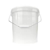 Eimer mit Deckel transparent 16 Liter rund lebensmittelecht luftdicht