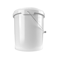 Eimer mit Deckel weiß 16 Liter rund...