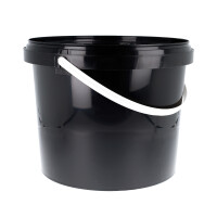 Bucket with plastic handle, PP, round, 4 liters,...