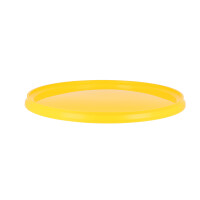 Plastic lid for 5.5 liter bucket, PP, round, food-safe, Yellow