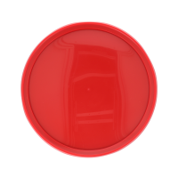 Plastic lid for 5.5 liter bucket, PP, round, food-safe, Red