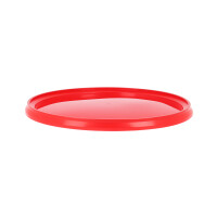 Plastic lid for 5.5 liter bucket, PP, round, food-safe, Red