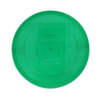 Plastic lid for 10 liter bucket, PP, round, food-safe, Green