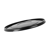 Plastic lid for 10 liter bucket, PP, round, food-safe, Black