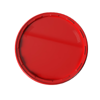 Plastic lid for 30 liter bucket, PP, round, food-safe Red