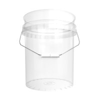 Eimer 19 Liter rund transparent recyclebar luftdicht