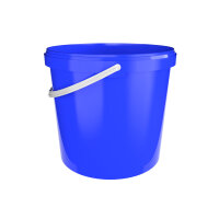 Bucket with ergonomic handle, PP, round, 10 liters, food-safe